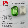 Bijoux Pierres Emeraude Octogone Coussin Cut Peridot Cubic Crystal